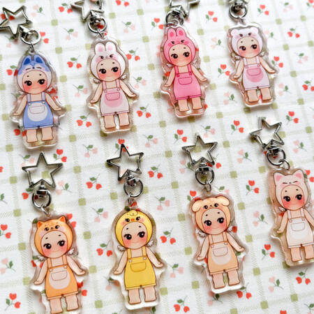 kpop stray kids kewpie charms
